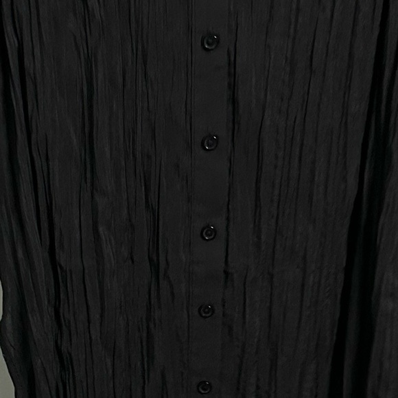 ASTR the Label Belted Long Sleeve Midi Shirtdress-Black size Small-NWT - Picture 9 of 12